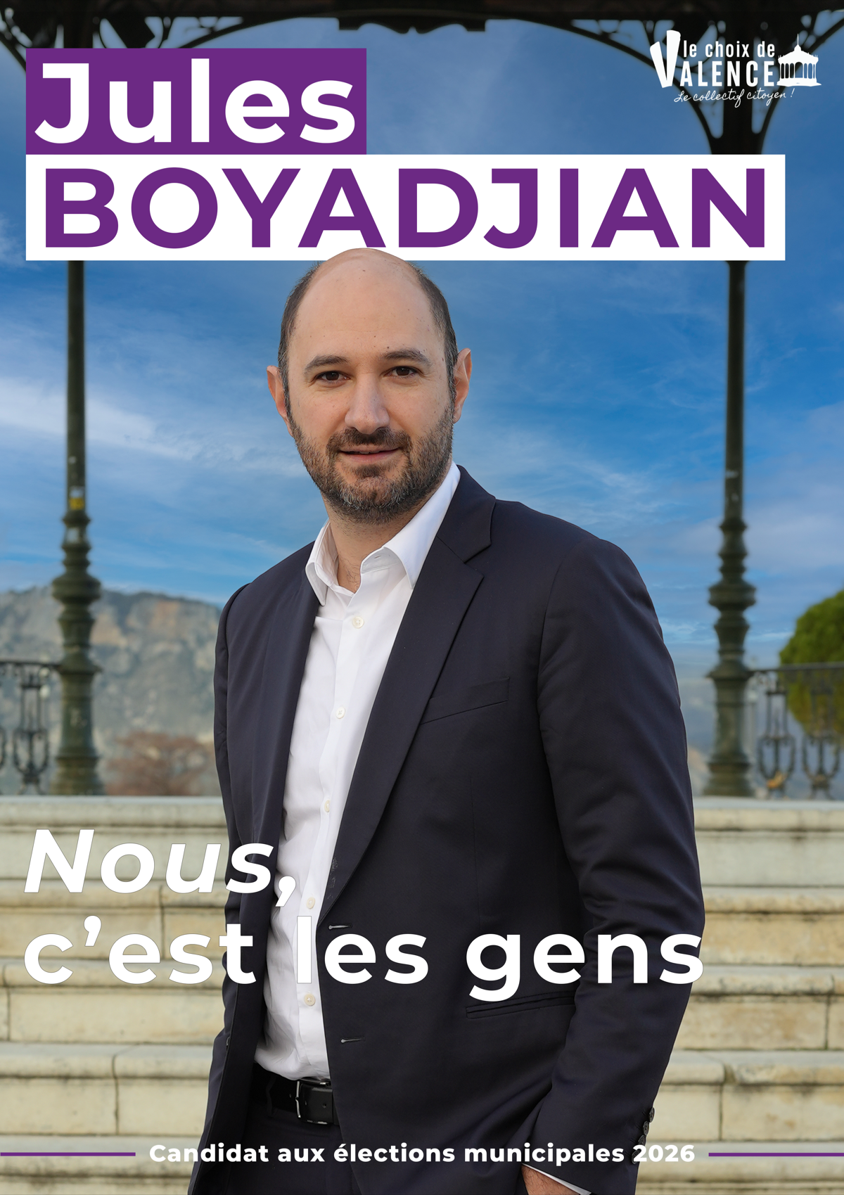 Affiche officielle du Choix de Valence, Jules Boyadjian