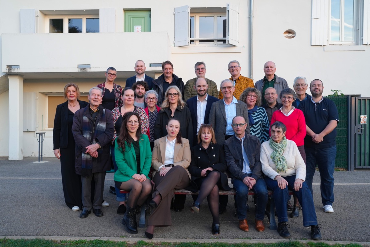 La liste Le Choix de Valence au complet, photo de groupe